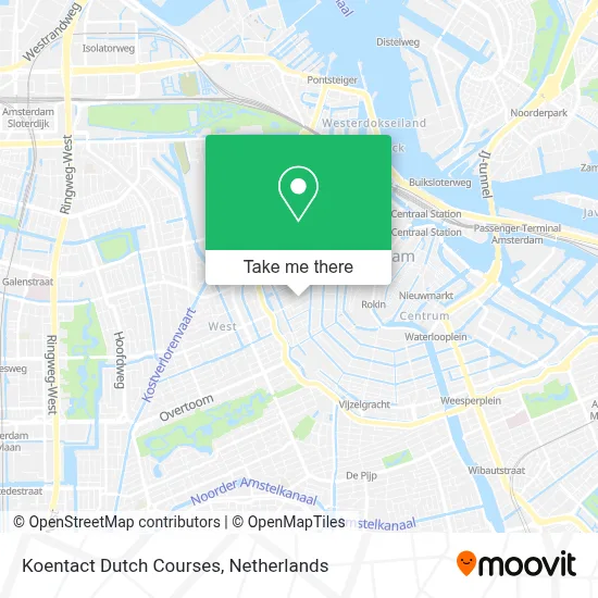 Koentact Dutch Courses map