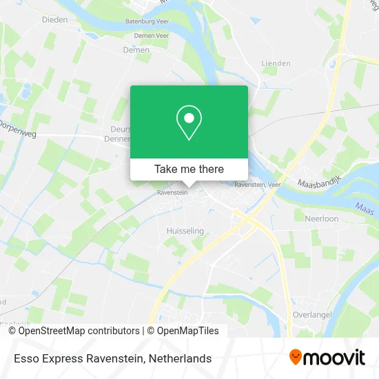 Esso Express Ravenstein map