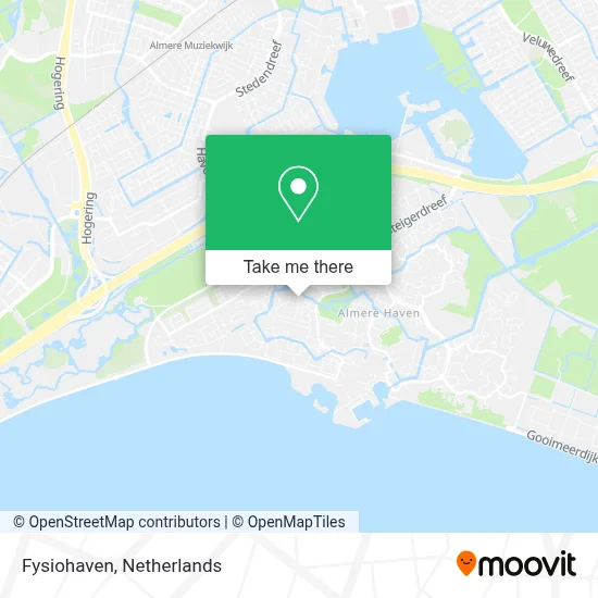 Fysiohaven map