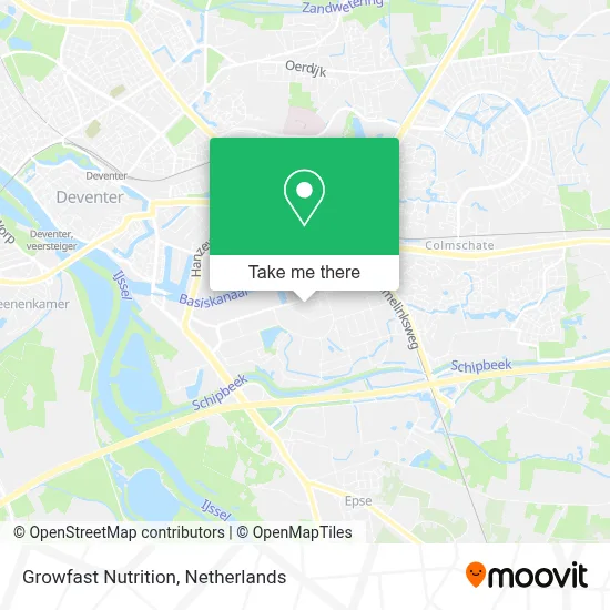 Growfast Nutrition map