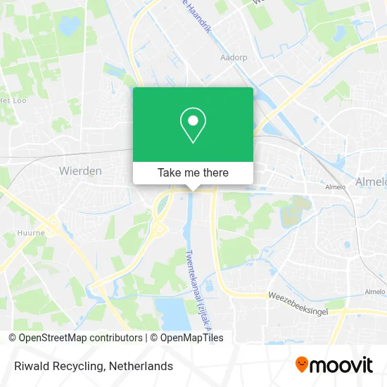 Riwald Recycling map