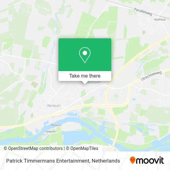 Patrick Timmermans Entertainment map