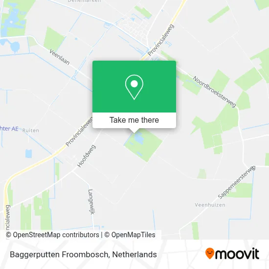 Baggerputten Froombosch map