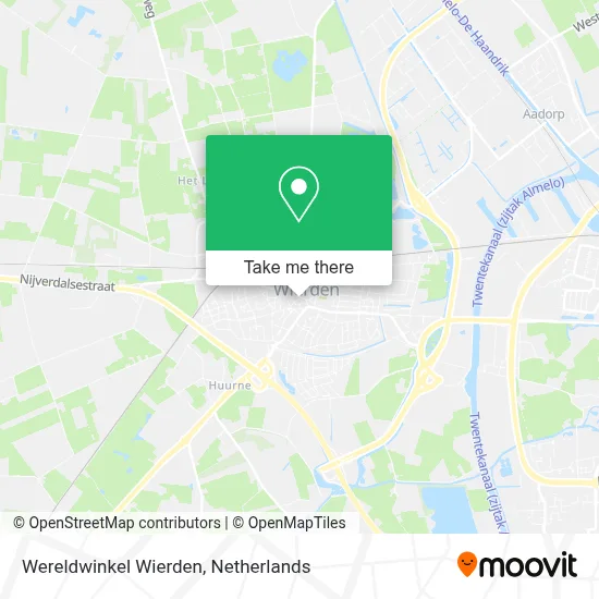 Wereldwinkel Wierden map