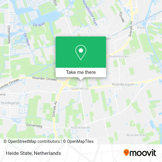 Heide State map
