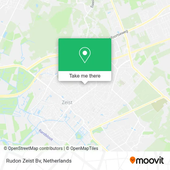 Rudon Zeist Bv map