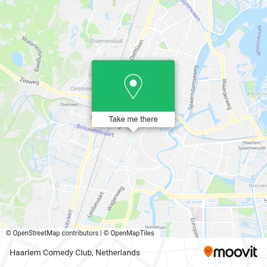 Haarlem Comedy Club map