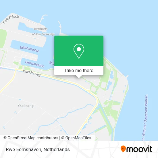 Rwe Eemshaven map