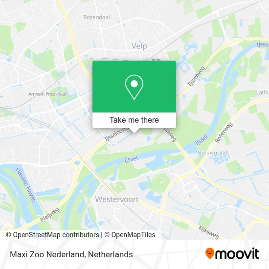 Maxi Zoo Nederland map