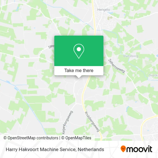 Harry Hakvoort Machine Service map
