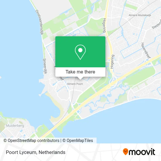 Poort Lyceum map