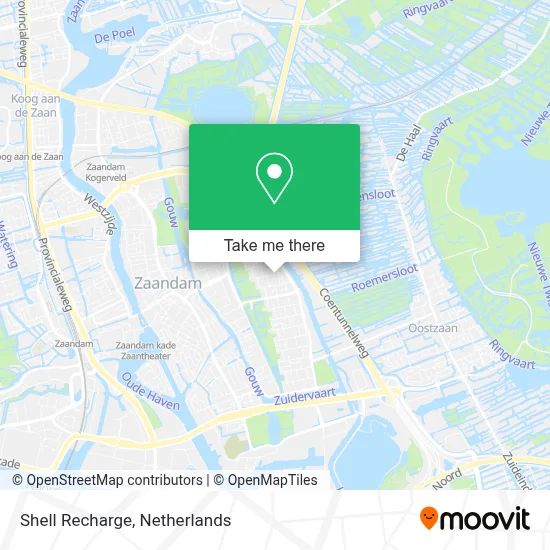 Shell Recharge map