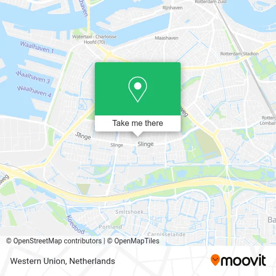 Western Union map