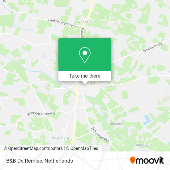 B&B De Remise map