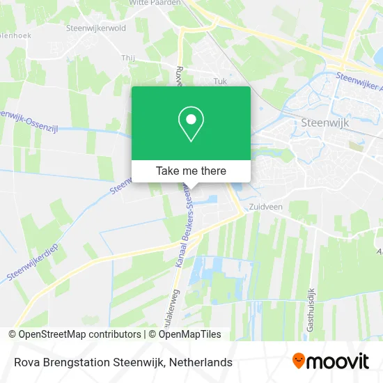 Rova Brengstation Steenwijk map