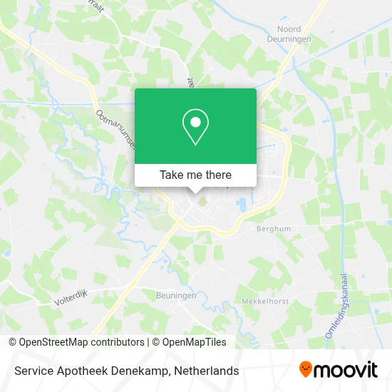 Service Apotheek Denekamp map