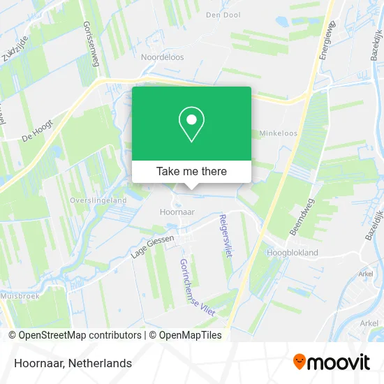 Hoornaar map
