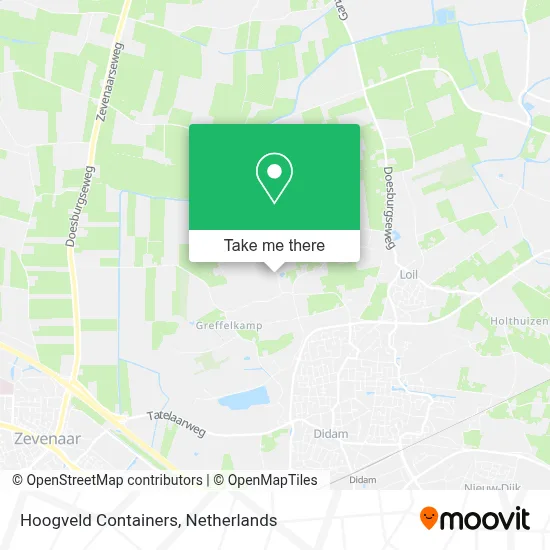 Hoogveld Containers map
