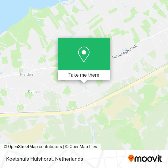 Koetshuis Hulshorst map