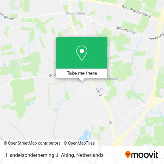 Handelsonderneming J. Alting map