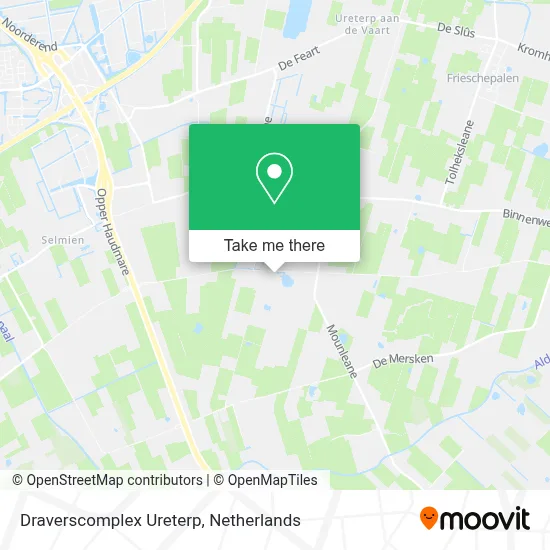 Draverscomplex Ureterp map