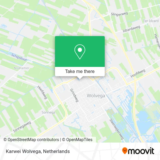 Karwei Wolvega map