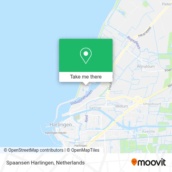 Spaansen Harlingen map
