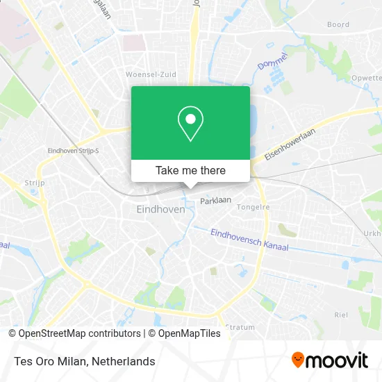Tes Oro Milan map