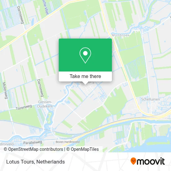 Lotus Tours map