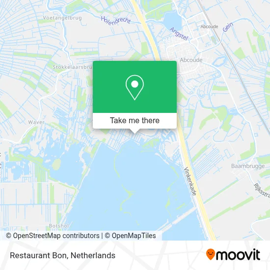 Restaurant Bon map