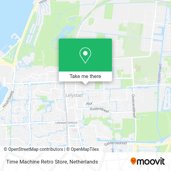 Time Machine Retro Store map