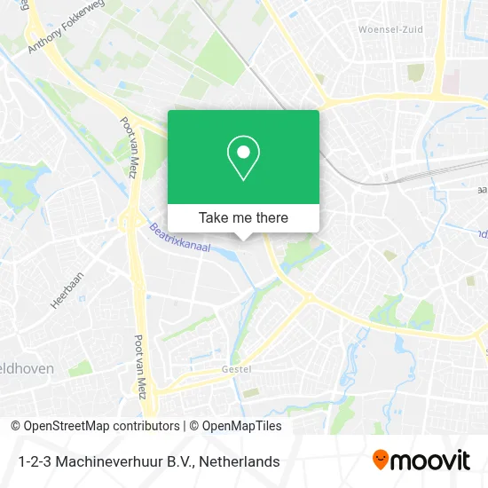 1-2-3 Machineverhuur B.V. map