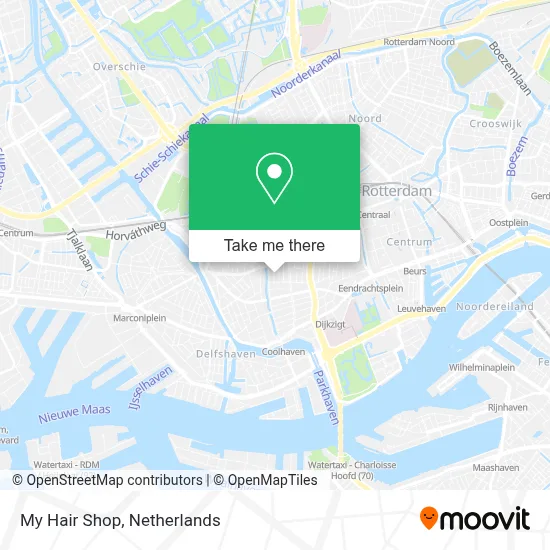 My Hair Shop map