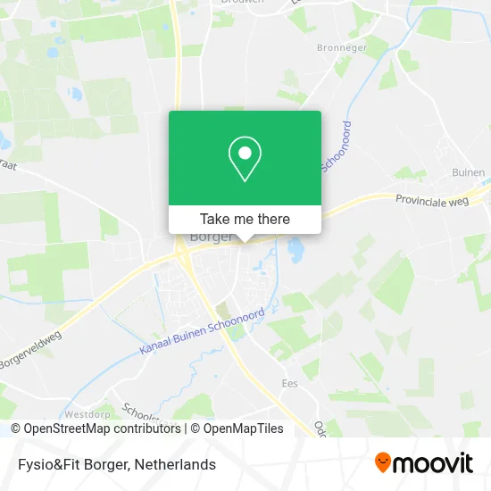 Fysio&Fit Borger map