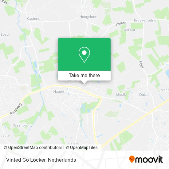 Vinted Go Locker Karte
