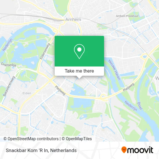 Snackbar Kom 'R In map