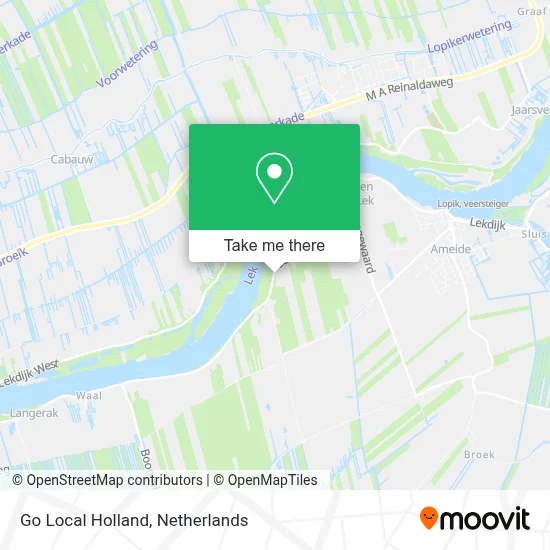 Go Local Holland map