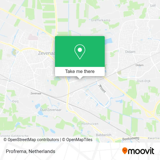 Profrema map