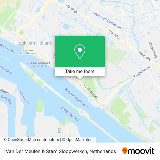 Van Der Meulen & Stam Sloopwerken map