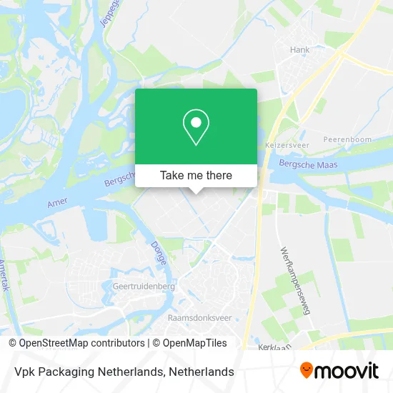 Vpk Packaging Netherlands map