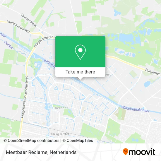 Meetbaar Reclame map