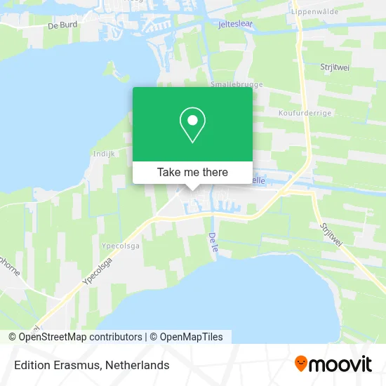 Edition Erasmus map