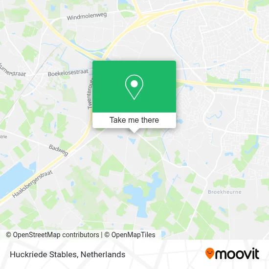 Huckriede Stables map
