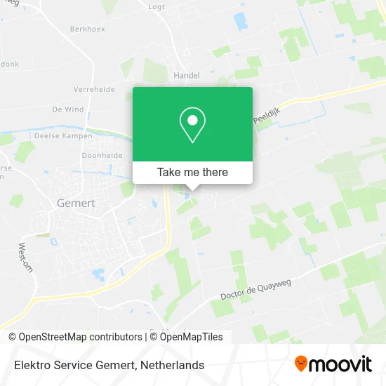 Elektro Service Gemert map