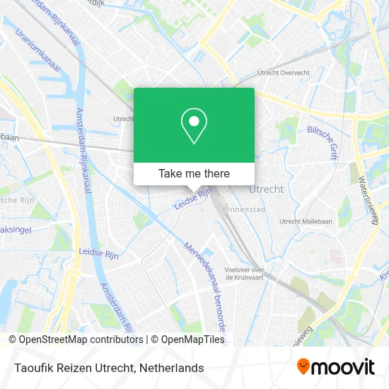 Taoufik Reizen Utrecht map
