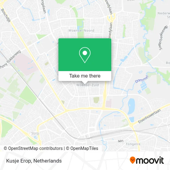 Kusje Erop map