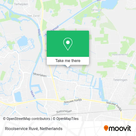 Rioolservice Ruvé map