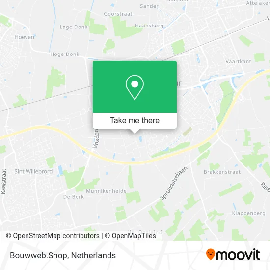 Bouwweb.Shop map