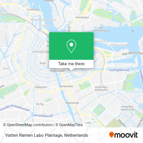Vatten Ramen Labo Plantage map