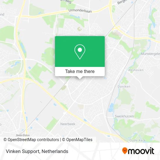 Vinken Support map